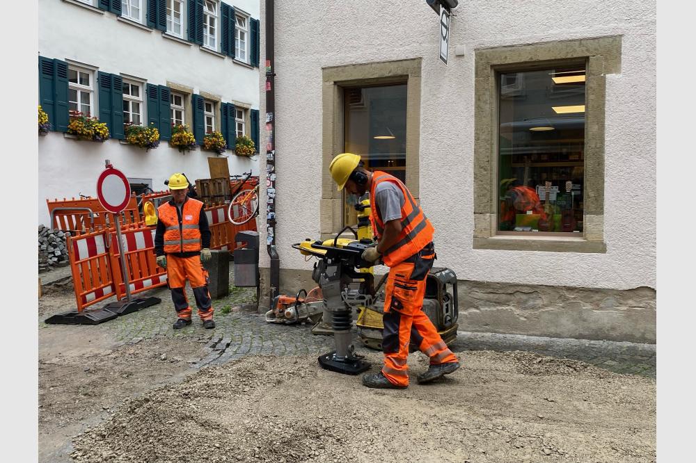 CO₂-reduzierte Baustelle f&uuml;r die Stadtwerke T&uuml;bingen